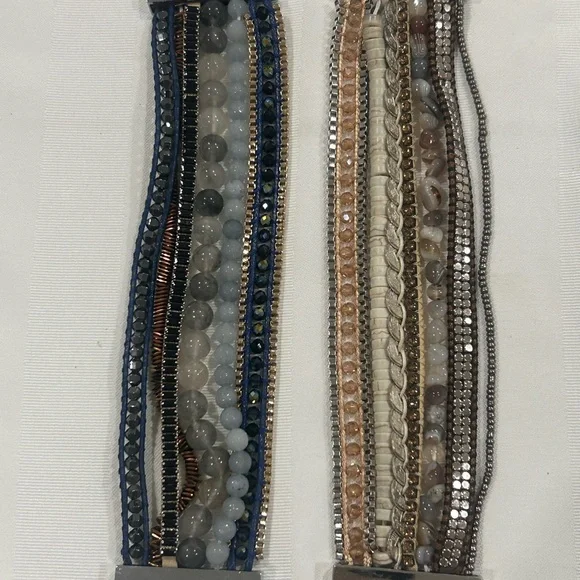 2 Victoria Emerson Magnetic Multi Strand Bracelets - Picture 4 of 4